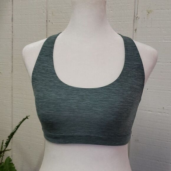VICTORIA'S SECRET Blue Racerback Sports Bra Activewear Gym Style Fitness Fashion - Picture 1 of 6